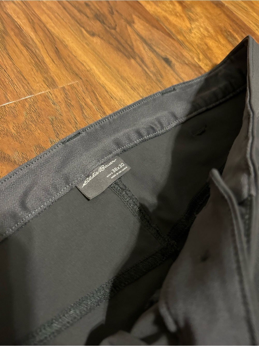 Men's Eddie Bauer Tech Pants Stretch Lightweight Moisture Wicking Comfort Grey - Picture 6 of 14